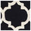 Tapis noir en laine touffeté à la main Carolene-1938399974