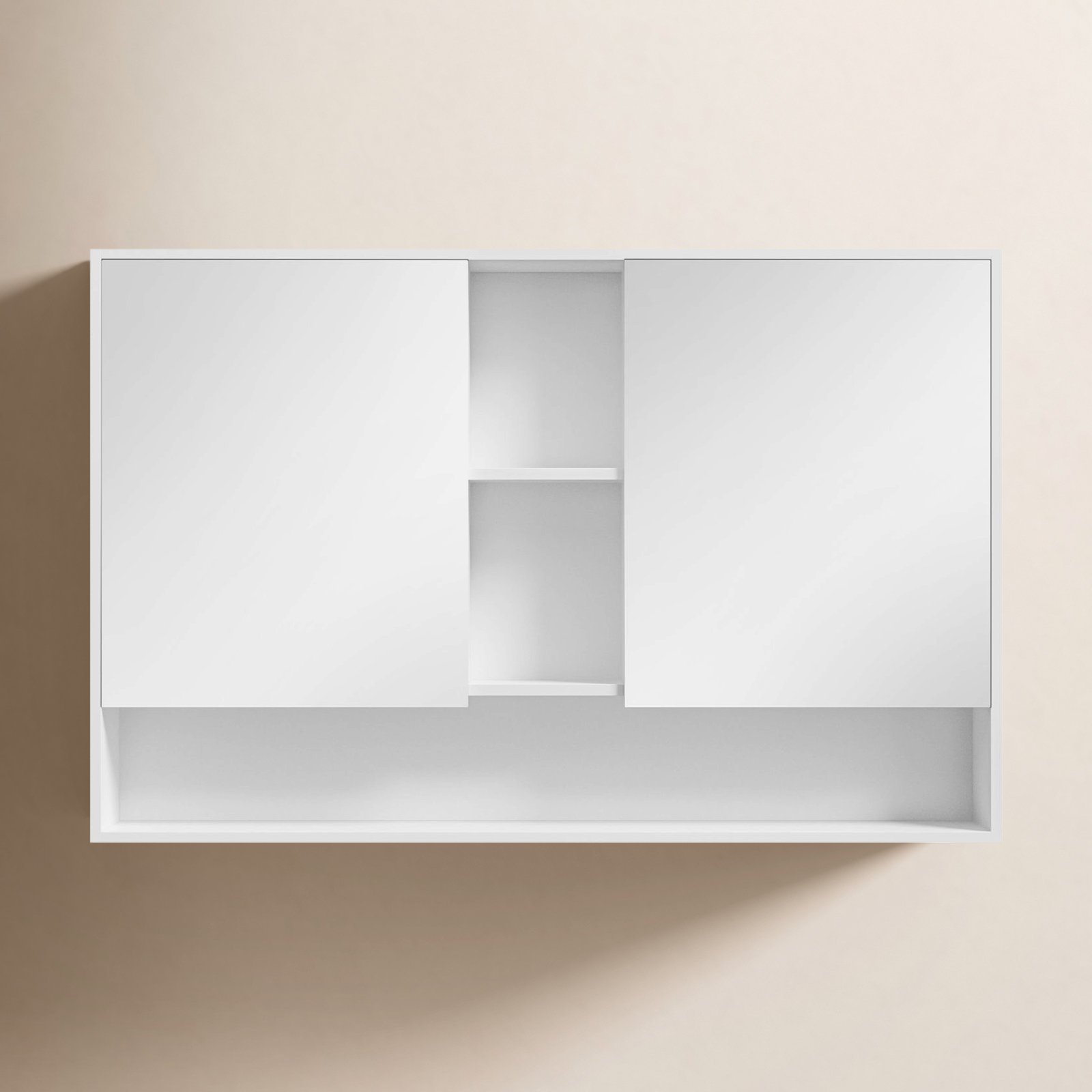 Maisie Surface Double Medicine Cabinet, White