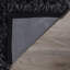 Tapis noir / argent / gris fait à la main Petrey-2030790516