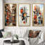 «Constructivism Industrial Utopia Imaginaire», 3 pièces sur toile-352733177-352733180