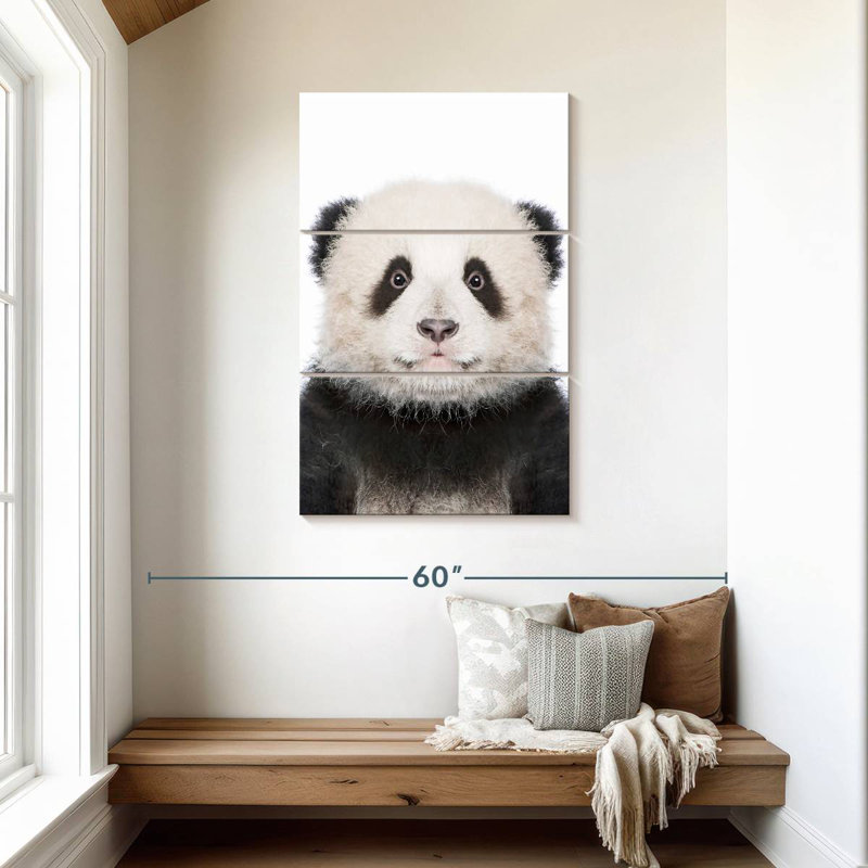 Brampt Panda Portrait, 45" H x 28" W