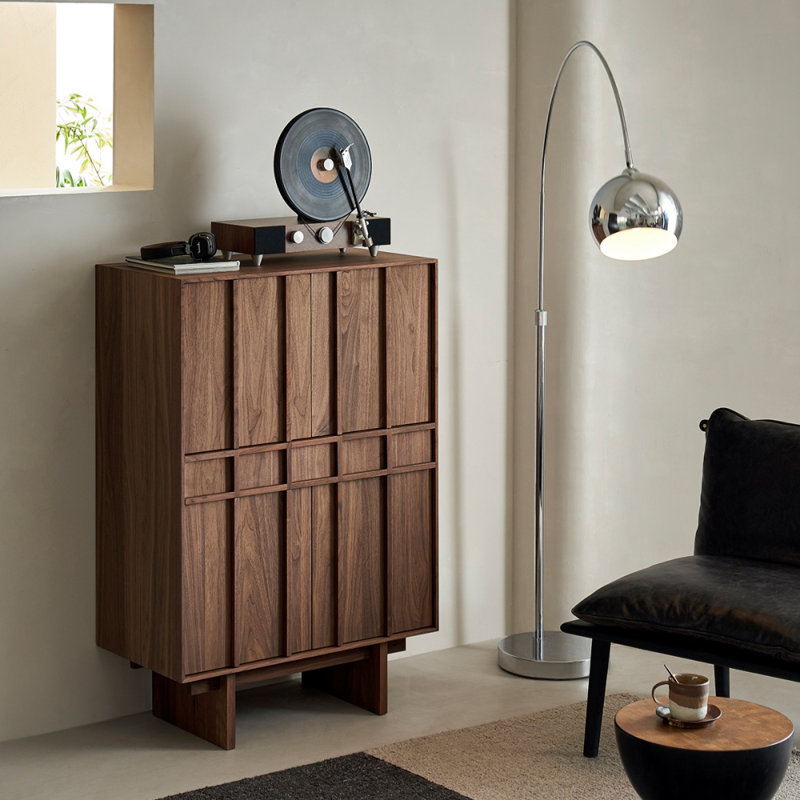 Buffet moderne simple, Noyer