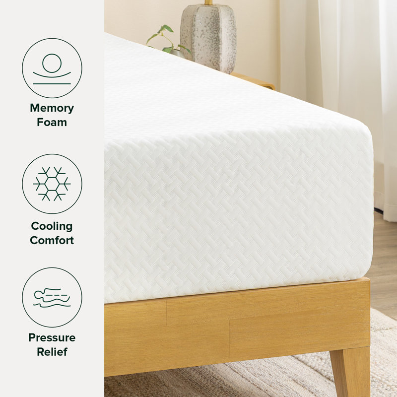 Matelas en mousse viscoélastique gélifiée 14 po - Sleep by Wayfair ™, Complet/Double, 14"
