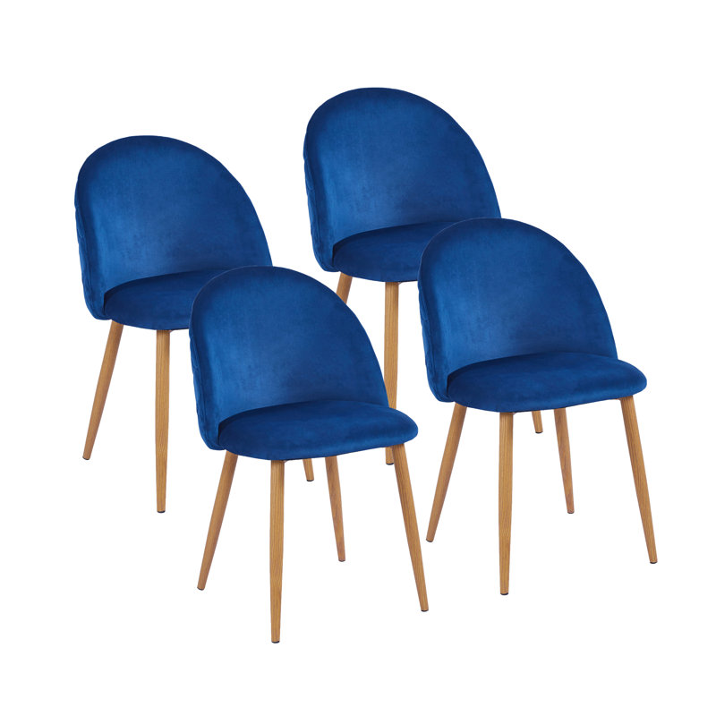 Kerstetter Upholstered Dining Chair, Blue
