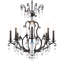 Renaissance Nouveau 8 Light 32in x 31in Chandelier in Heirloom Gold with Clear Heritage Handcut Crystals-337361361