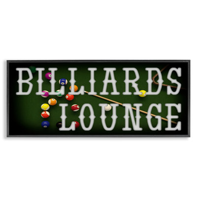 «Billiards Lounge», giclée encadrée par Marcus Prime