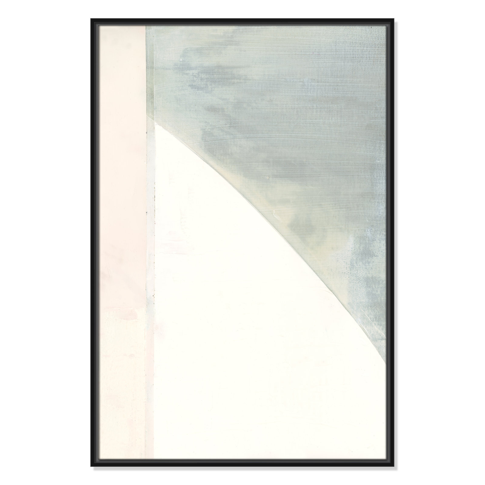 In Neutral I - Painting Print, Black Framed Canvas, 37.5" H x 25.5" W x 2" D