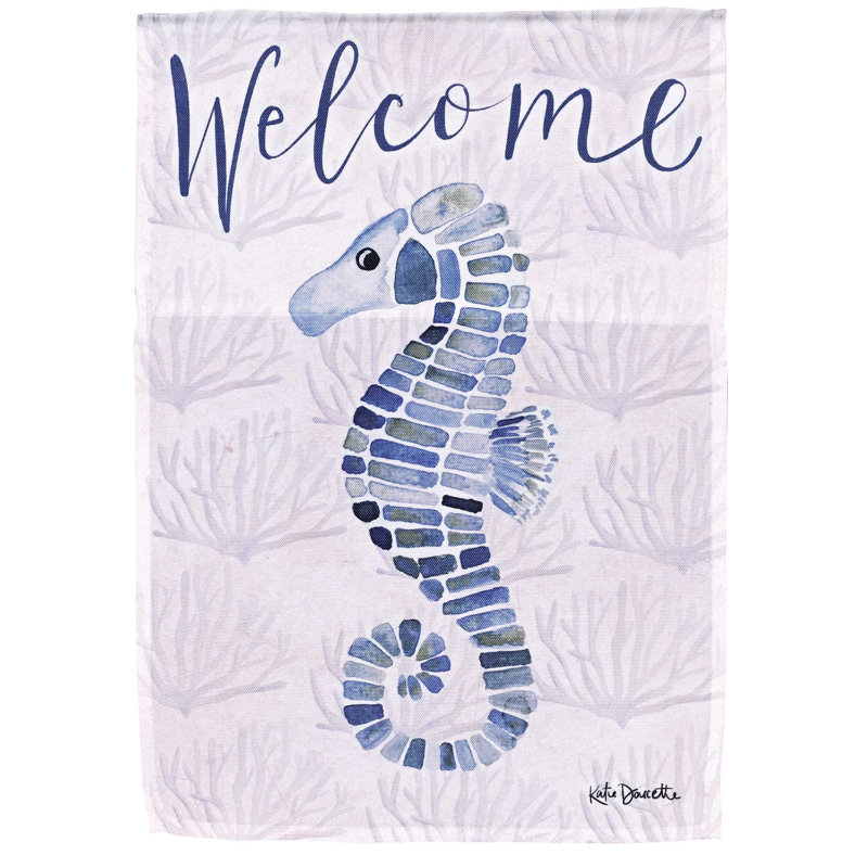 Garden Garden Seahorse Welcome