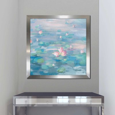 «Sunrise Waterlilies Crop» par Danhui Nai - peinture