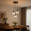 3 - Light Matte Black Cylinder Pendant