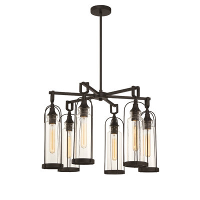 YASMIN Antique-Inspired 6-Light Chandelier