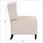 Fauteuils inclinables | Fauteuil inclinable manuel de 27,16 po de largeur | 3 positions de vitesse | Structure en bois massif | Beige | Tissu-1360889175