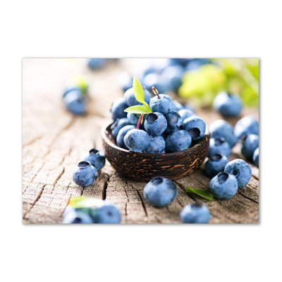 Blueberries - Wrapped Canvas Print