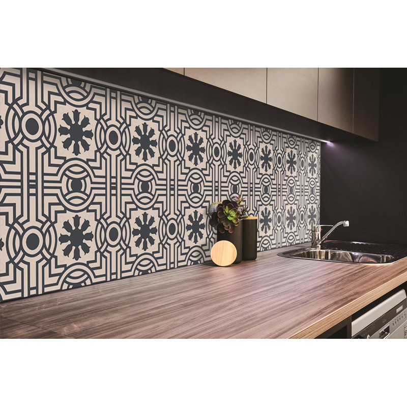 Wall Stickers Self Adhesive Vinyl Splashback 39,37x19,68 Inch Wall Tiles Tile Peel and Stick Sticker