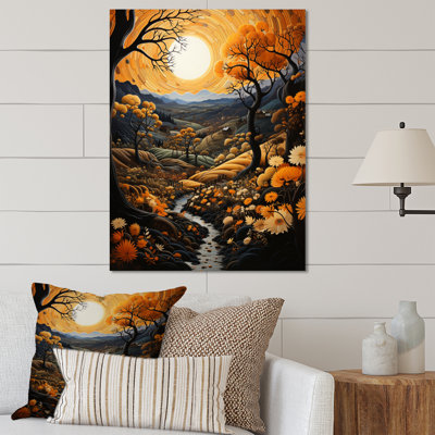 " Countryside Harvest Gold Autumn II " Print