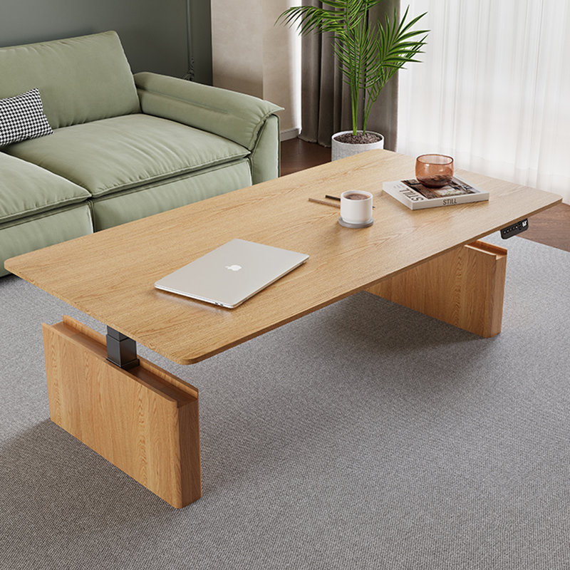Bureaux rectangulaires en bois massif, H 17,72 po x l 55,12 po x P 27,56 po