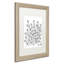 « simple fleur doodle », impression sur toile encadrée-19607734-19607735-70708285