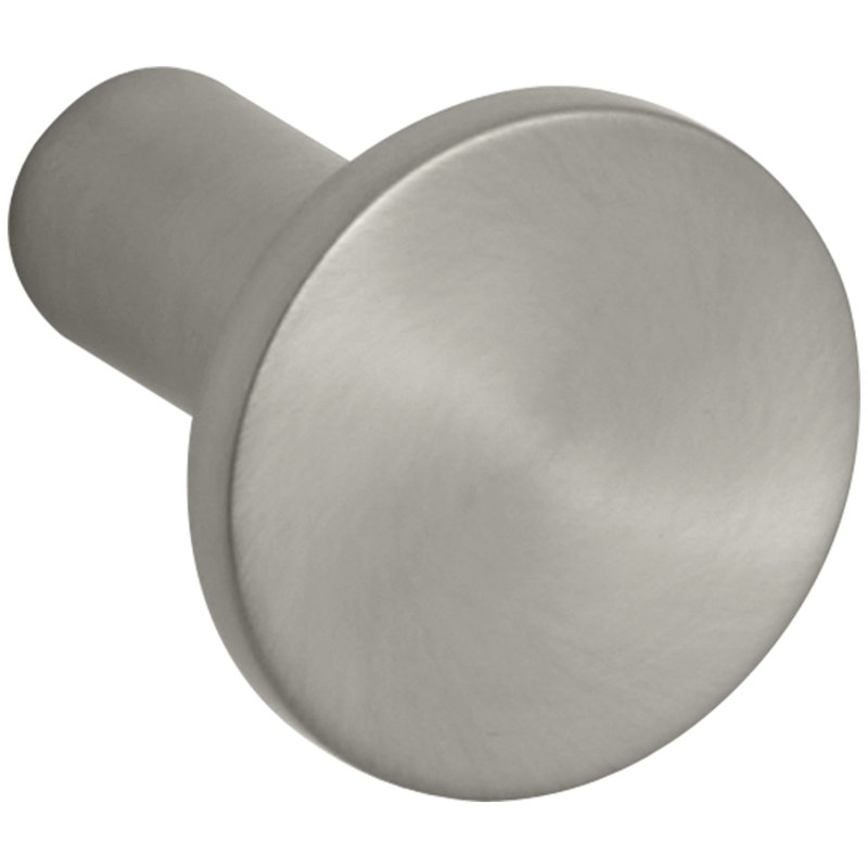 Purist Geometric Cabinet Knob, Vibrant Brushed Nickel