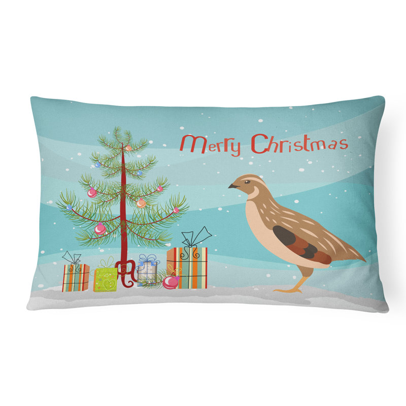  Coussin intérieur / extérieur Phoenix Quail Christmas