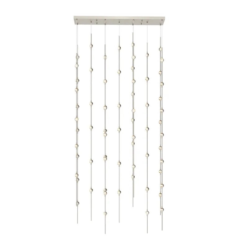 Constellation 69 - Light LED Pendant, 100 V, 3000K, Satin Brass/Clear