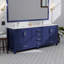 Meuble-lavabo double 84 po x 22 po, comptoir en marbre de Carrare-581797501-581797476-581797497