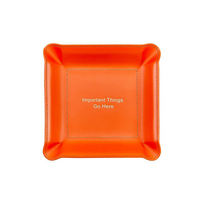 Leather Catchall Tray