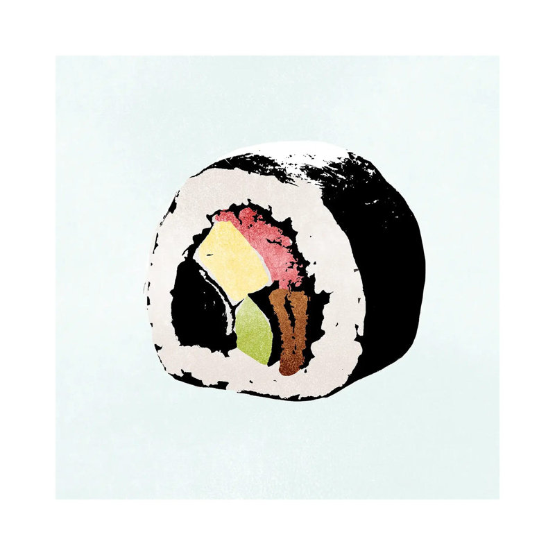 Sushi Style I by Annie Warren - Wrapped Canvas Print, 30.48 cm H x 30.48 cm W