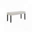 Banc rembourré
