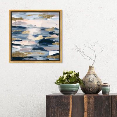 Smoke on the Water - Graphic Art Print on Canvas