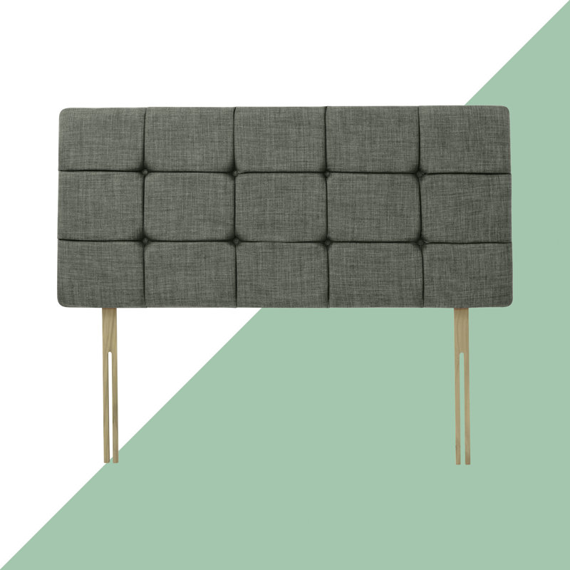 Carrizales Upholstered Headboard, Single (3'), Charcoal