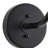 1-Matte black iron art dimmable wall lamp