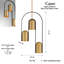 Luminaire suspendu 3 lumières