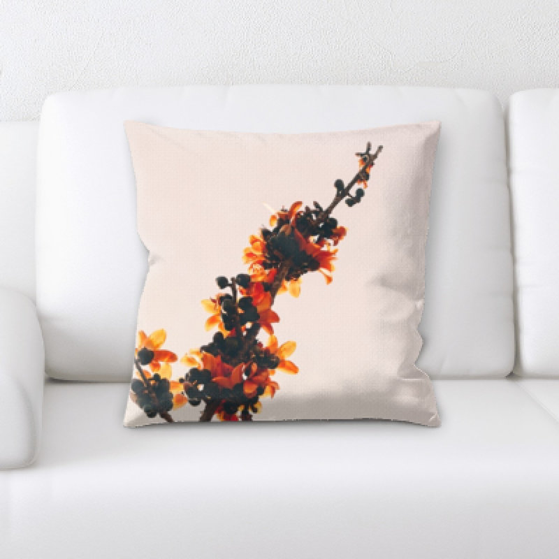 Archibald Microsuede Reversible Throw Pillow