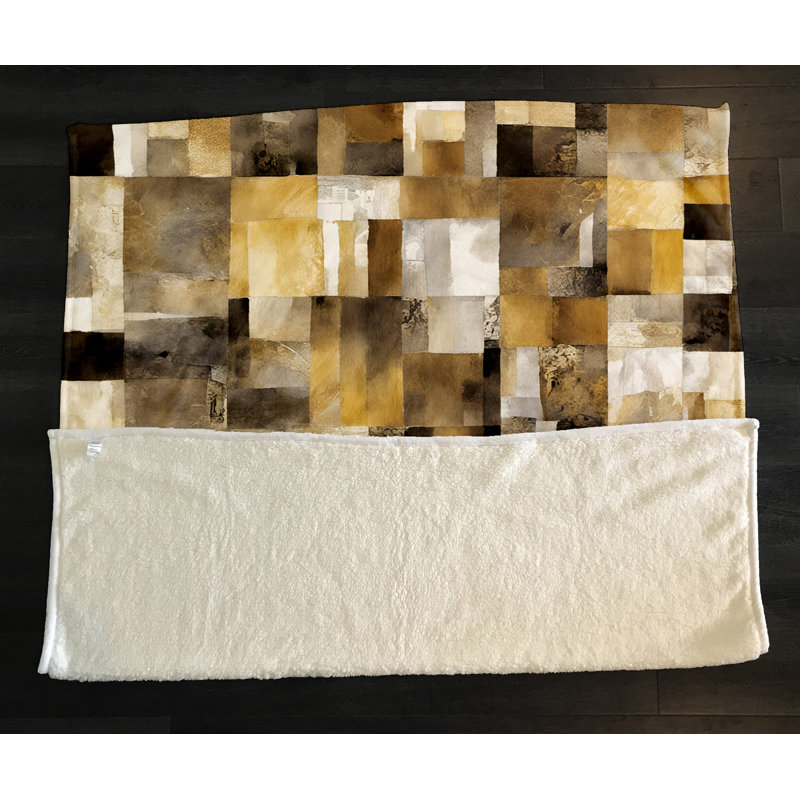 Couverture en sherpa BL01105, 51 po x 60 po