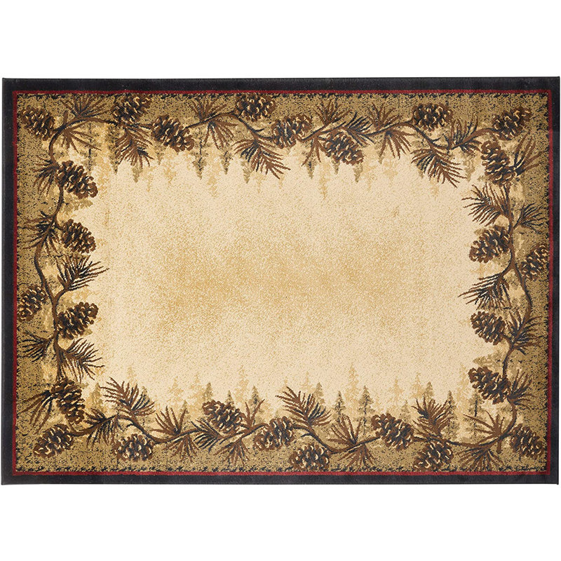 Seagle Floral Indoor Rug, Rectangle 2' x 3'
