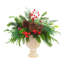 Holiday Centerpiece with Pinecones and Berries