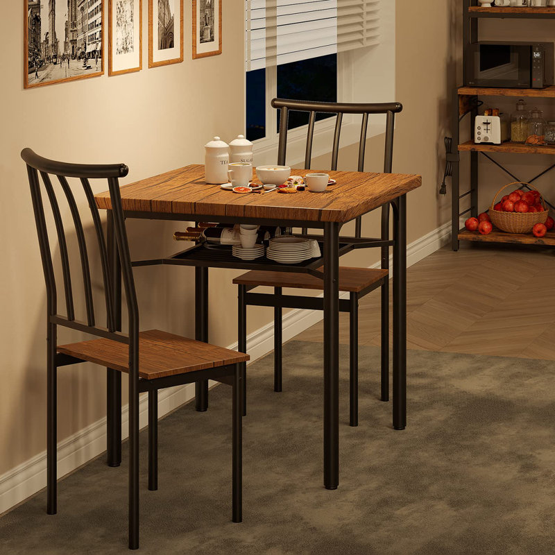 Jerriel 2 - Person Four Leg Dining Set