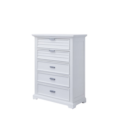 Greber 5- Drawer Chest - Coastal White