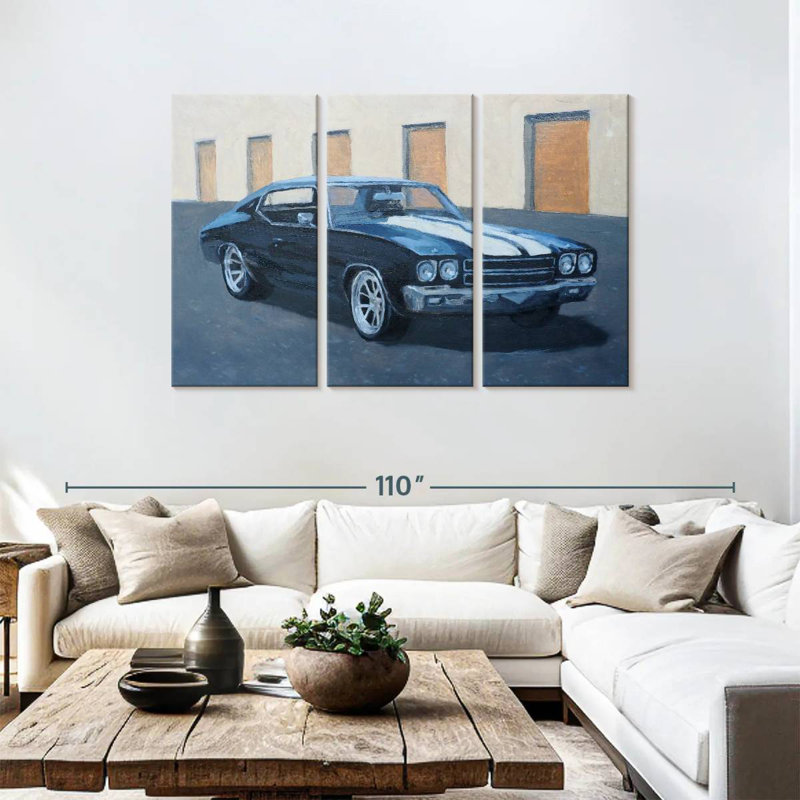 Mehar Classic Muscle Car, 48" H x 74" W