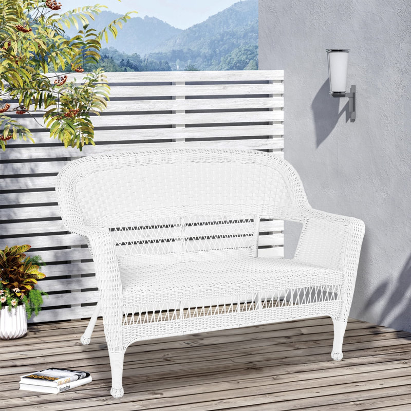 Causeuse de 51 po de largeur Karan, Blanc