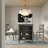 Winston Porter Wood Rectangular Bar Table - Industrial Long Counter Height Table with Wooden Legs-1688242458