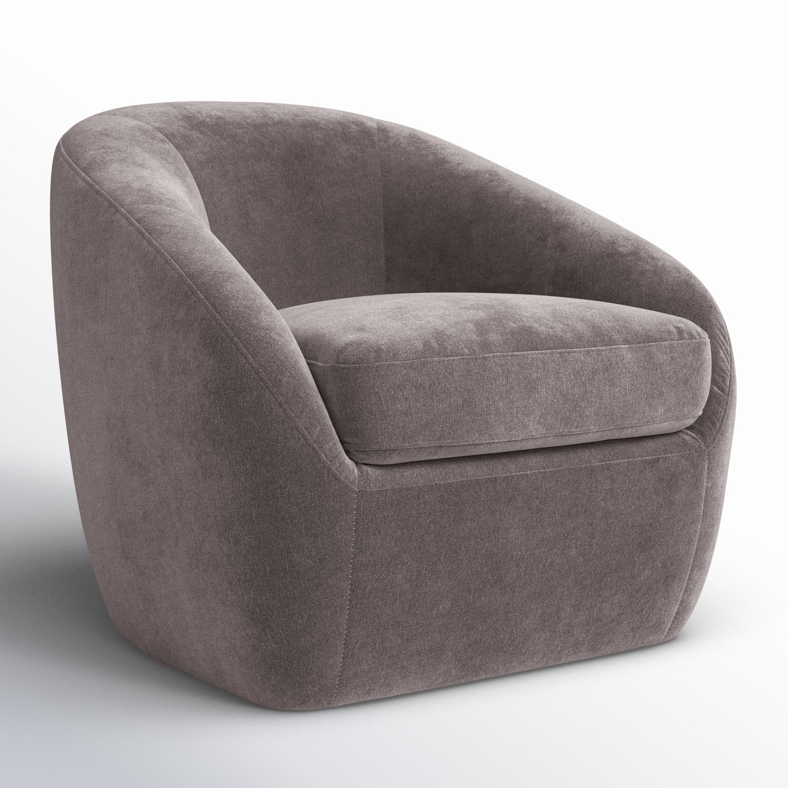Stargazer Barrel Chair, Storm Performance Chenille