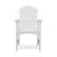 Ensemble de 2 chaises de salle à manger d'extérieur résistantes aux intempéries en bois d'acacia Adirondack-123985562