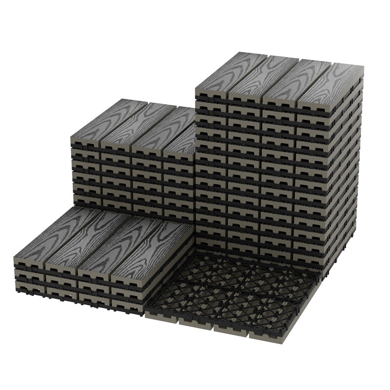 23 W Interlocking Deck, Grey