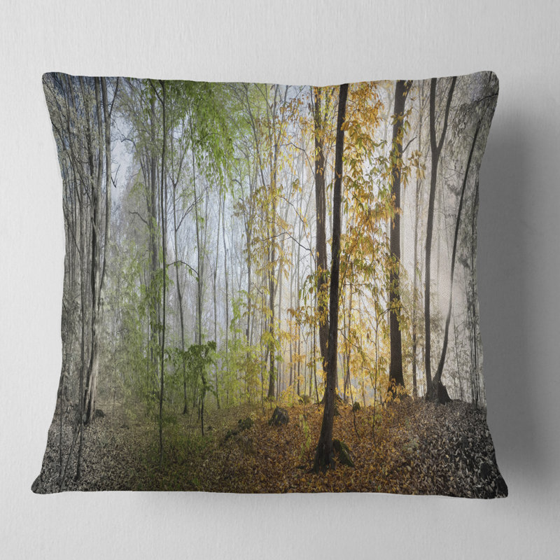 Coussin Schafer, 18 po x 18 po, Jaune, Coussin décoratif