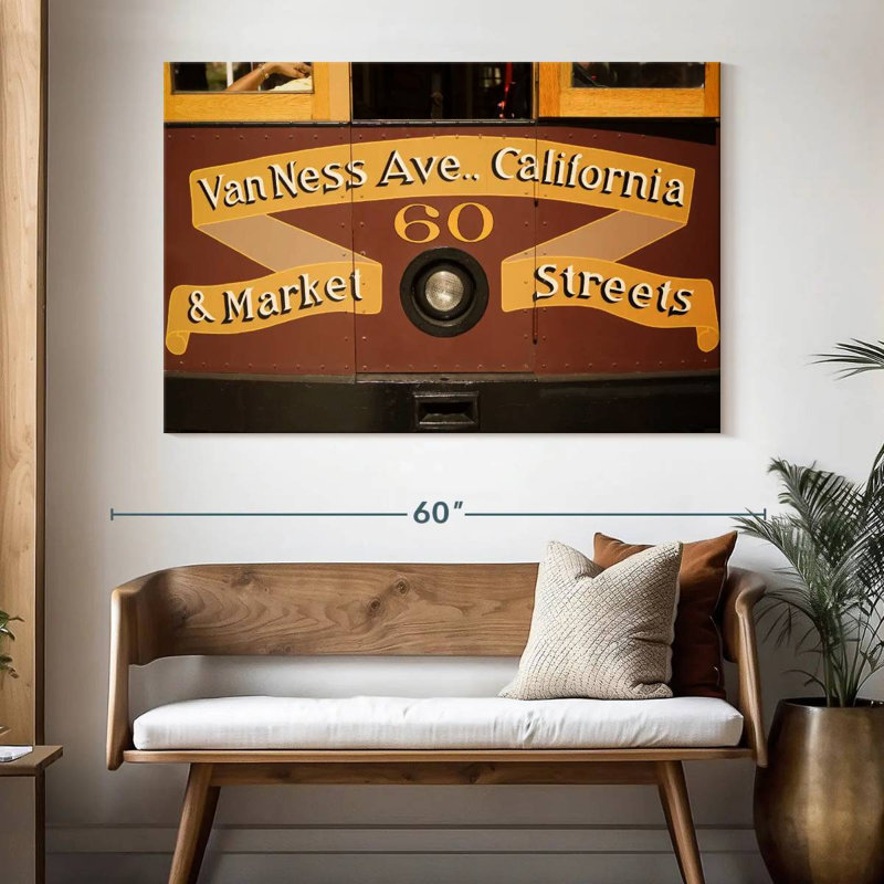 Retro Cable Car, 34" H x 51" W