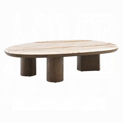 Hutchins Coffee Table W/natural Marble