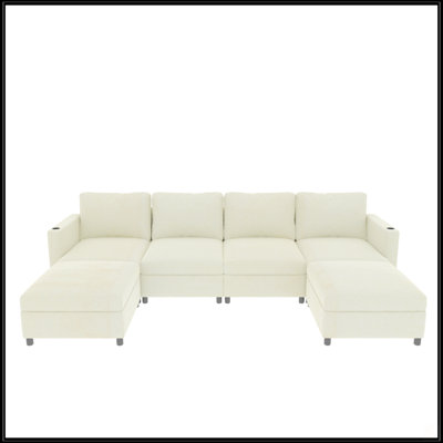 Grand canapé modulaire moderne