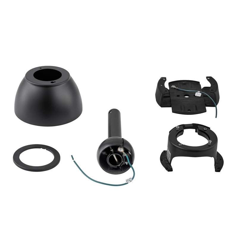 Adaptateur de plafond en pente – Ventilateur de plafond ORCA H2O, Noir mat