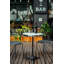 Copeland Round Solid Wood Top Metal Base Dining Table-1089833299